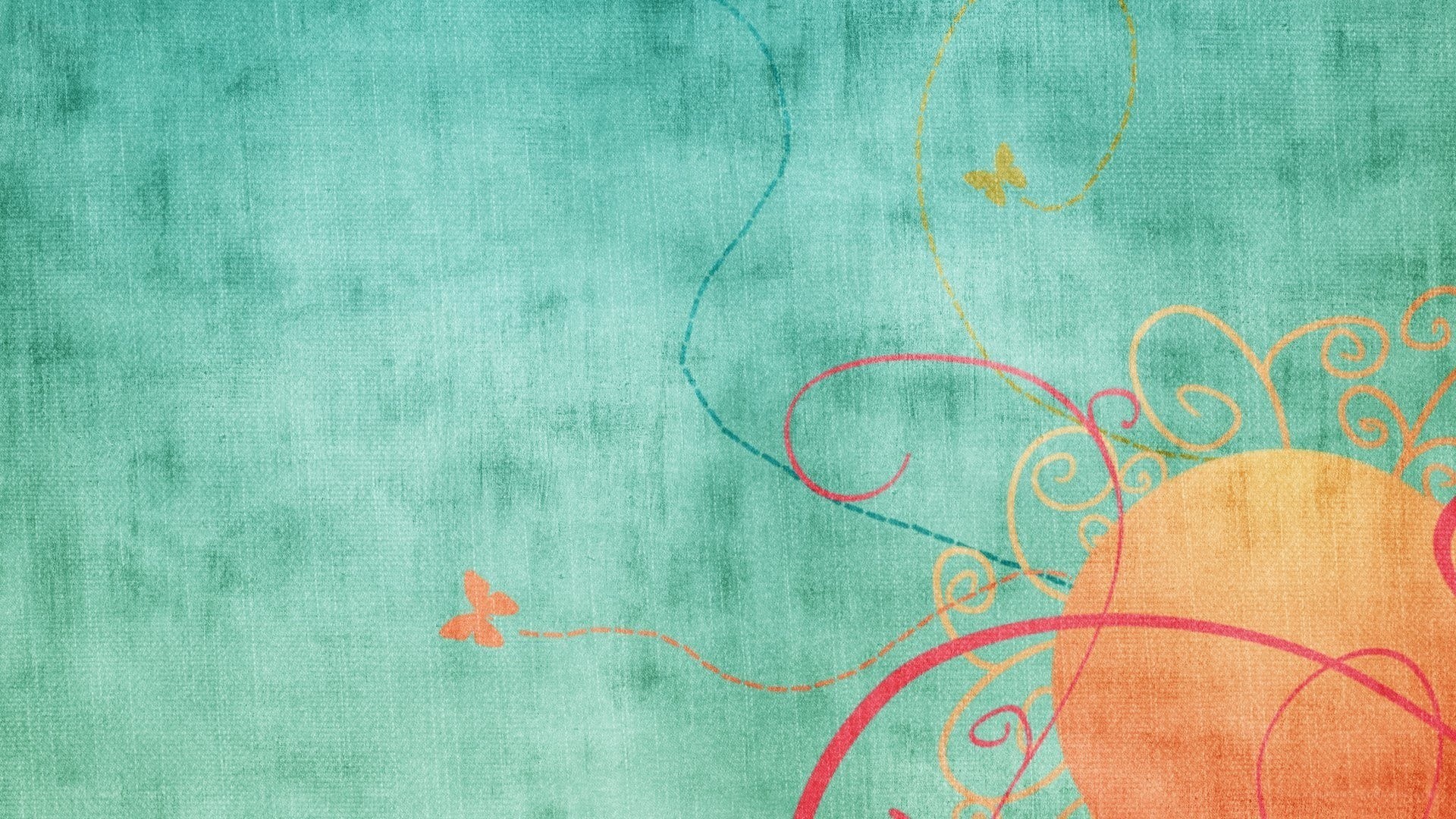 textured teal background with swirls