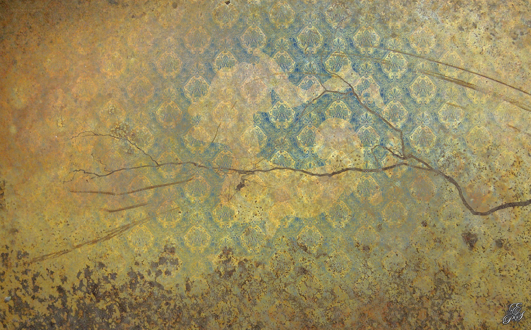 textured wall with pattern