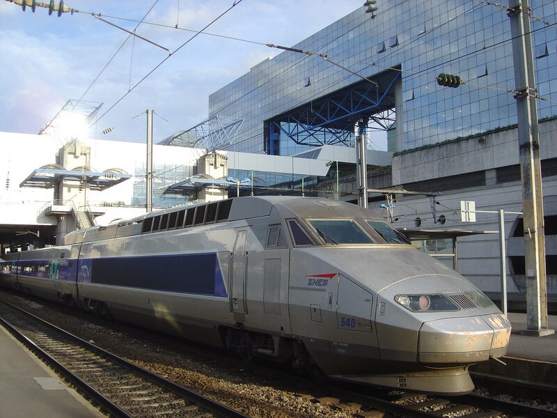 TGV train at station