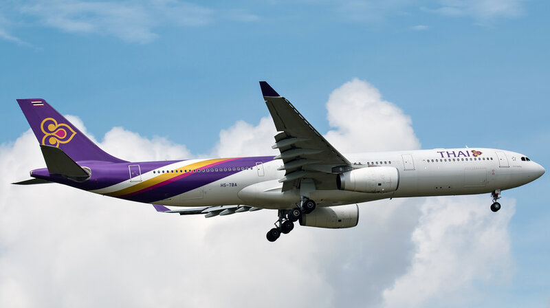 Thai Airways Airplane — White
