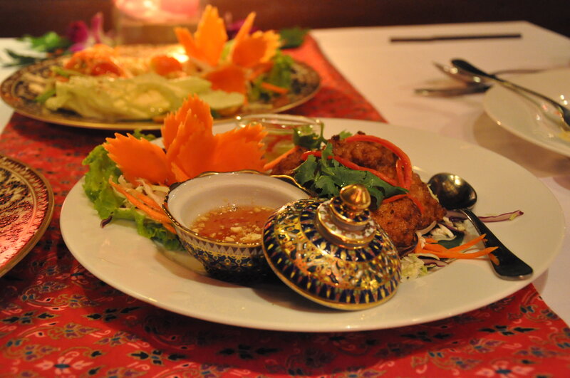Thai Food on a Plate