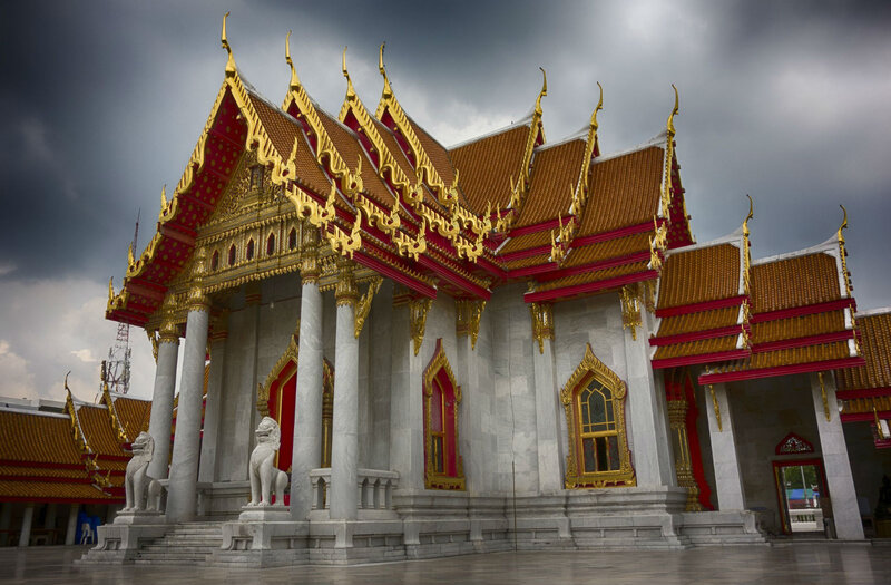 Thai Temple Building — Gold