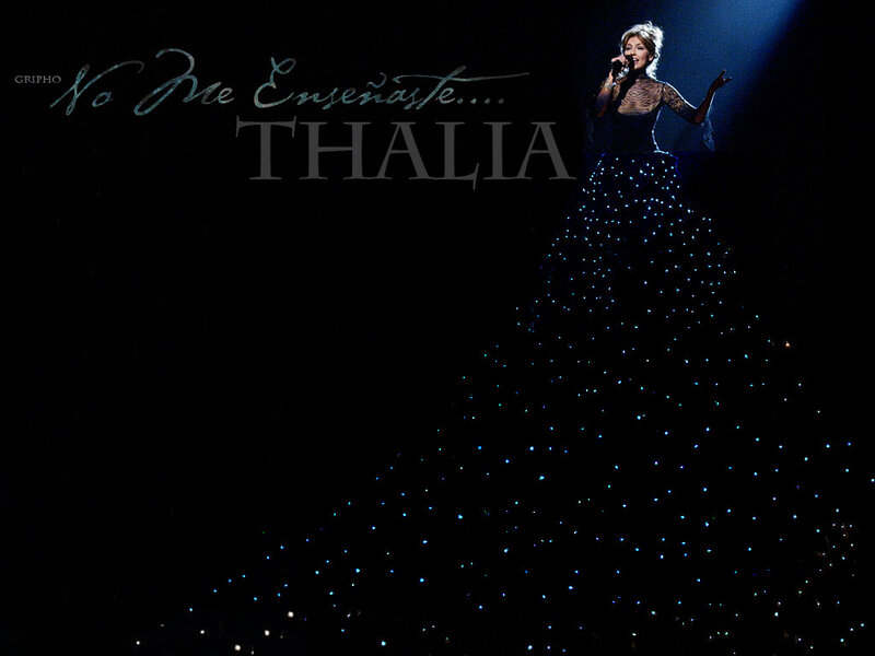 Thalia performing on stage