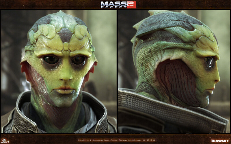Thane character model from Mass Effect 2