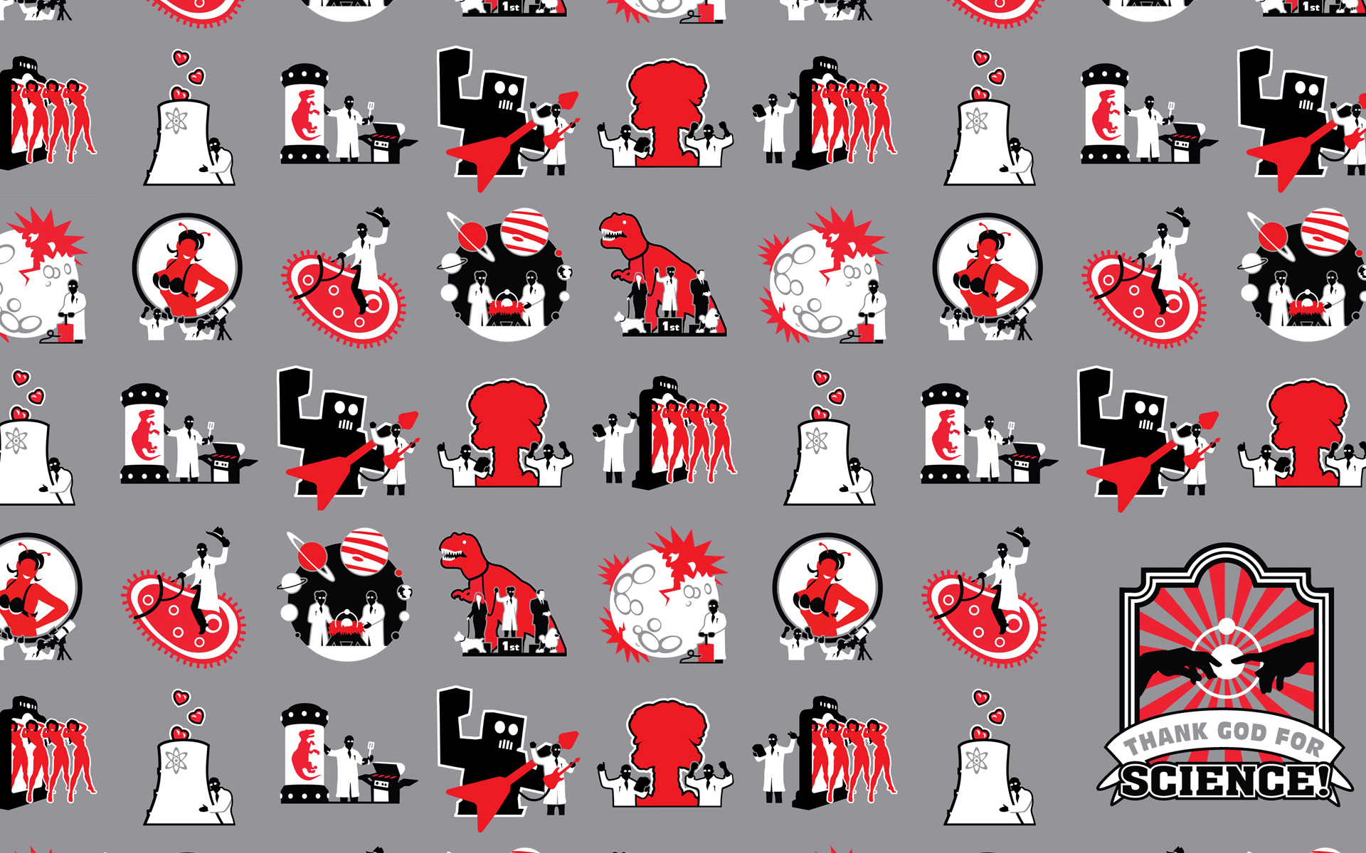 Thank God for Science pattern