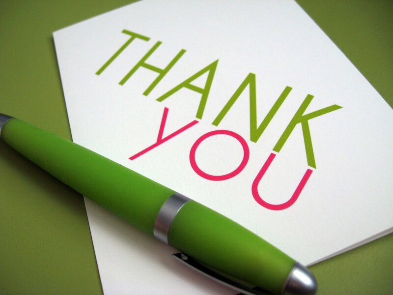 Thank You Card and Pen