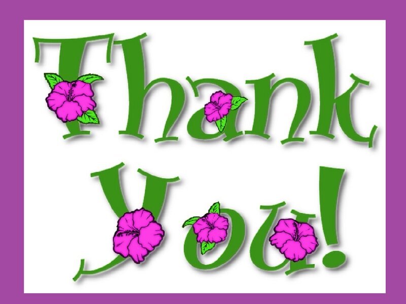 Thank You Card — Green, Friendly
