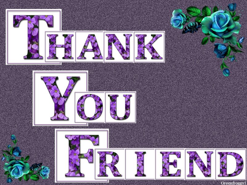 Thank You Friend Card