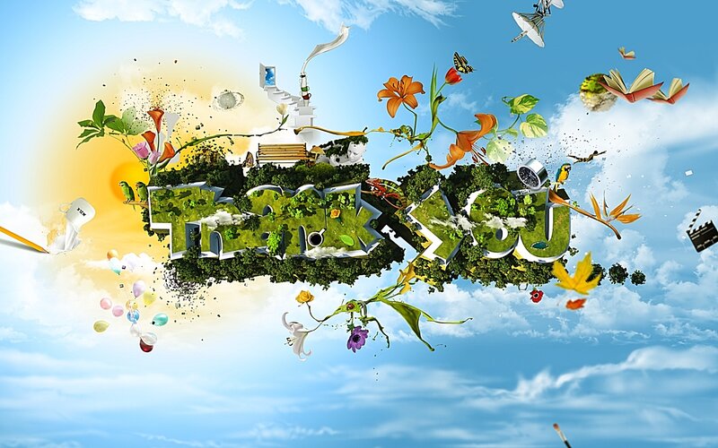 Thank you nature collage
