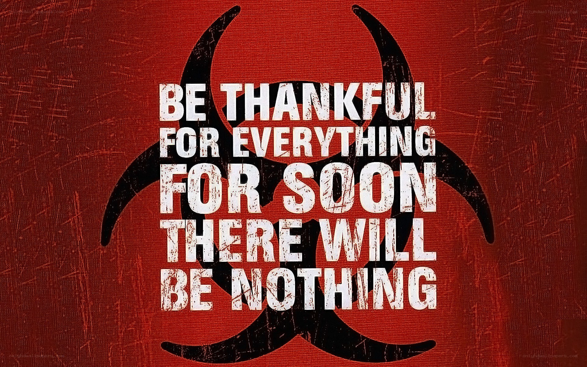 Thankful for Nothing