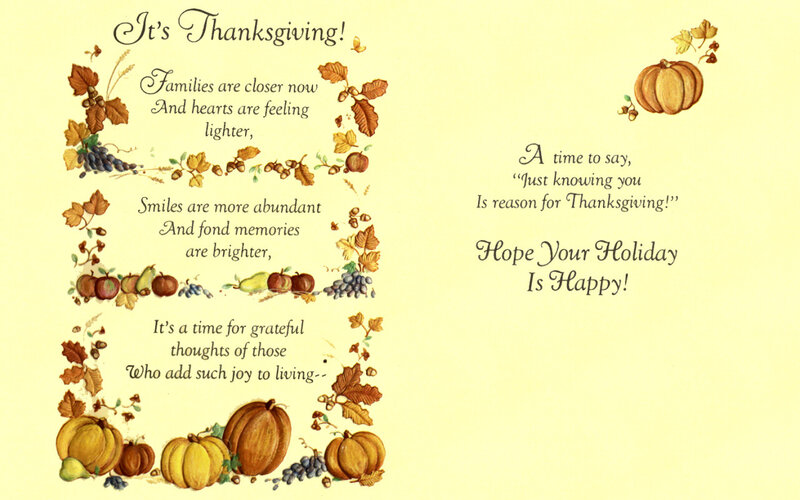 Thanksgiving Card Illustration