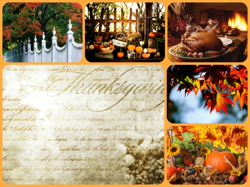 Thanksgiving Collage — Orange