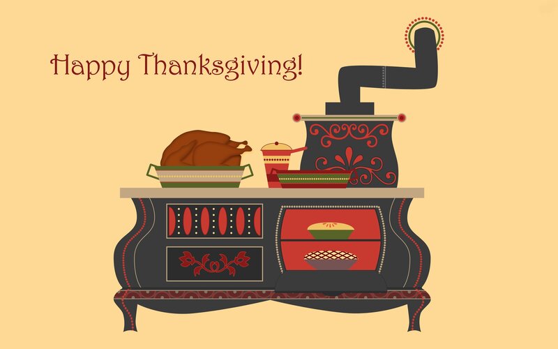 Thanksgiving Dinner on Stove