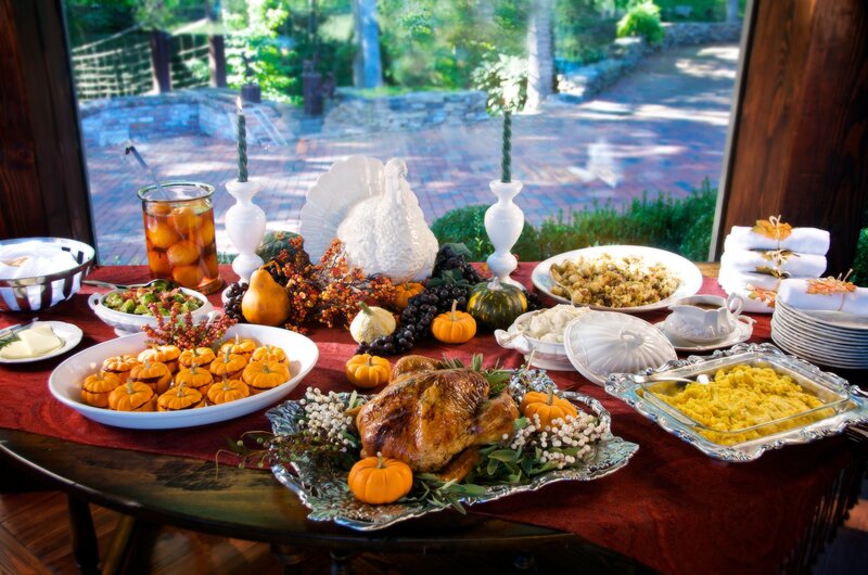 Thanksgiving Dinner Table