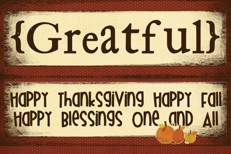 Thanksgiving Sign