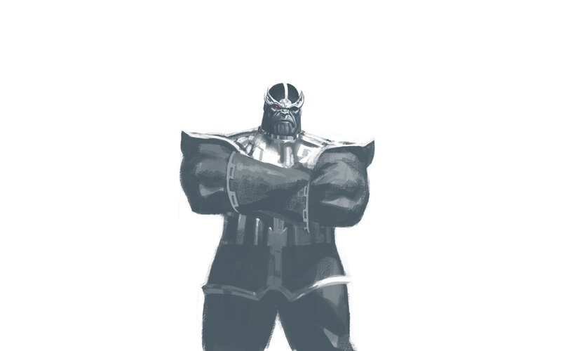 Thanos Character — Black, Intimidating