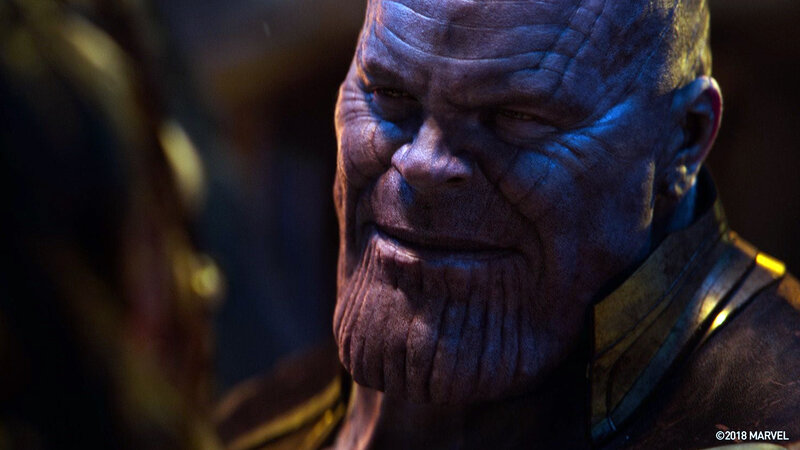 Thanos Character — Blue