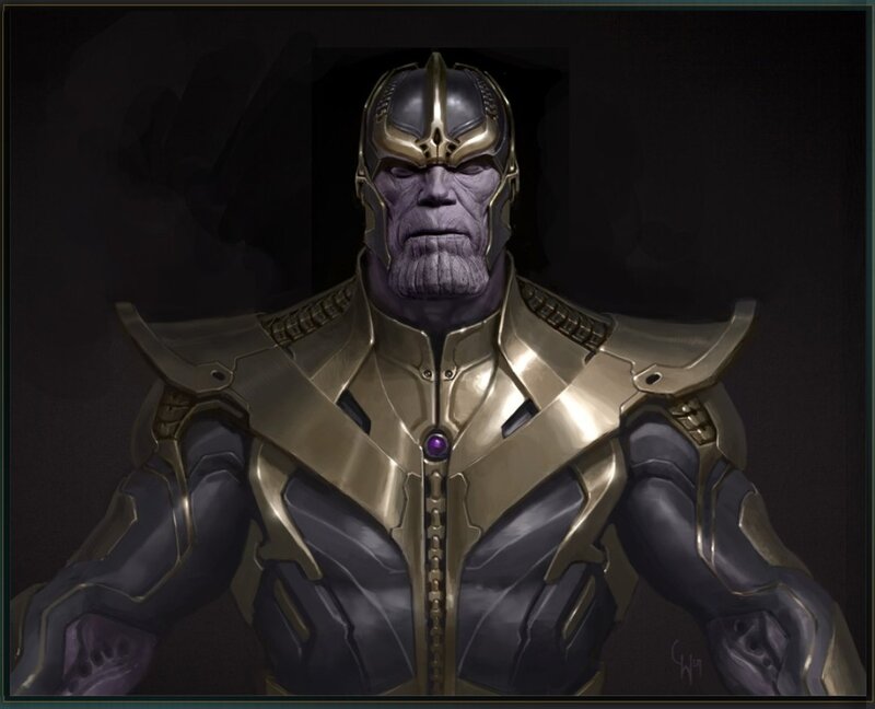 Thanos character concept art