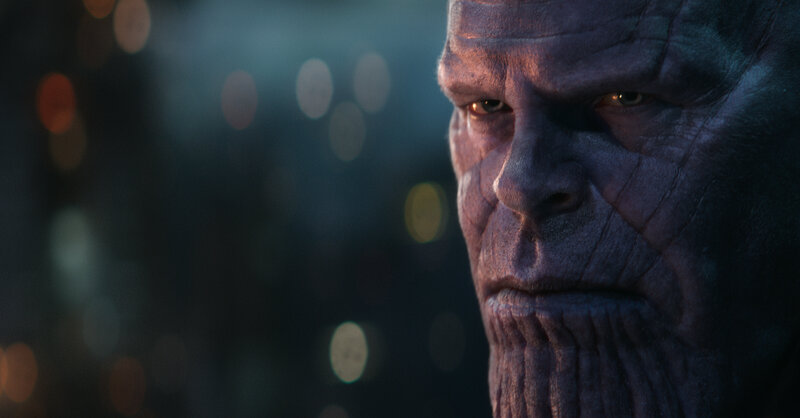 Thanos Character Face — Purple