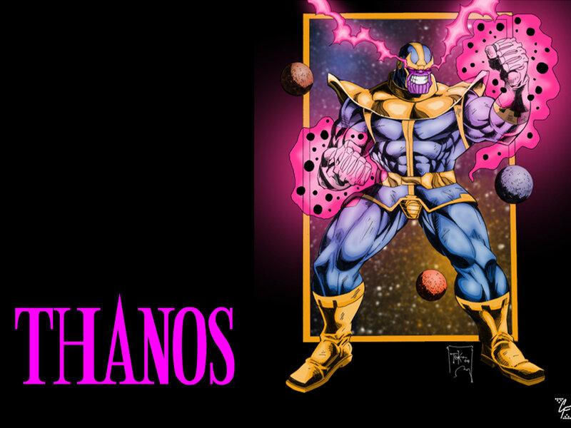 Thanos Character — Purple