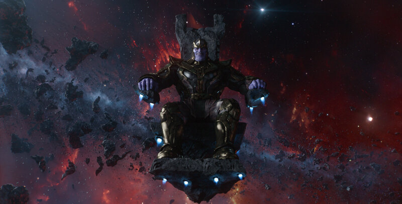 Thanos on a Throne — Purple
