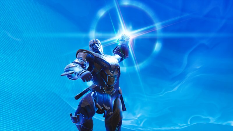 Thanos with Glowing Gauntlet