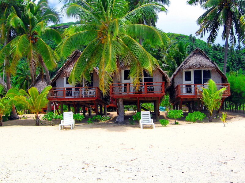 Thatched Beach Huts