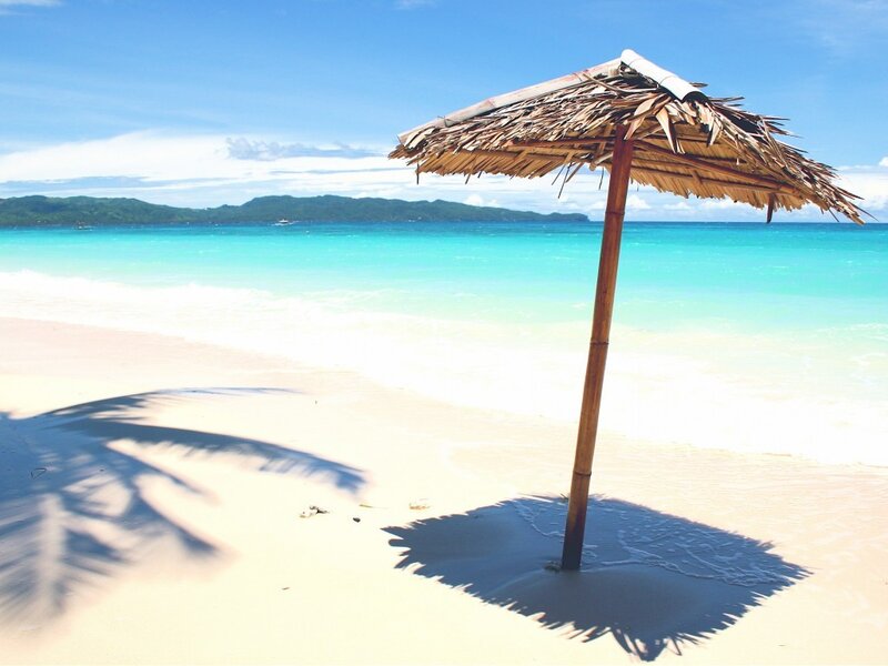 Thatched Beach Umbrella