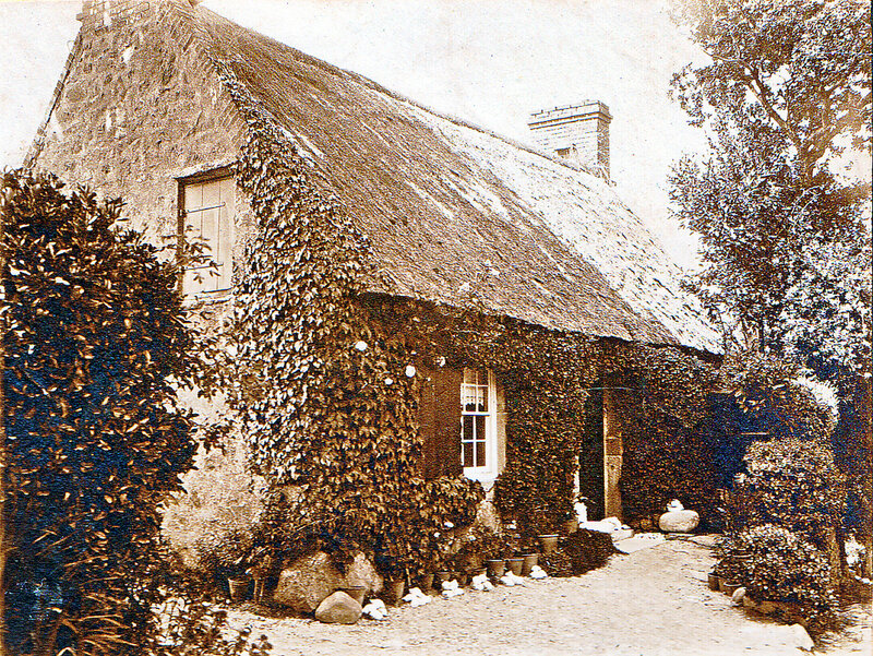 Thatched Cottage — Brown, Serene, Photograph