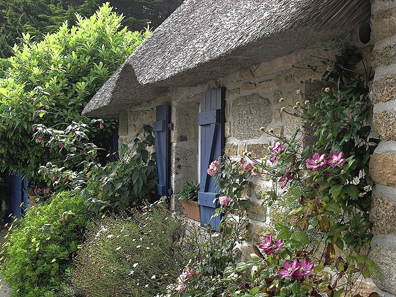 Thatched Cottage — Brown, Serene