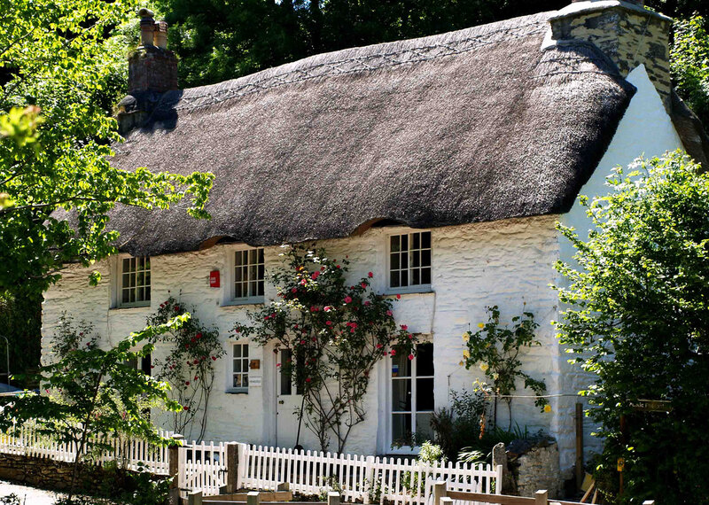 Thatched Cottage — White, Serene