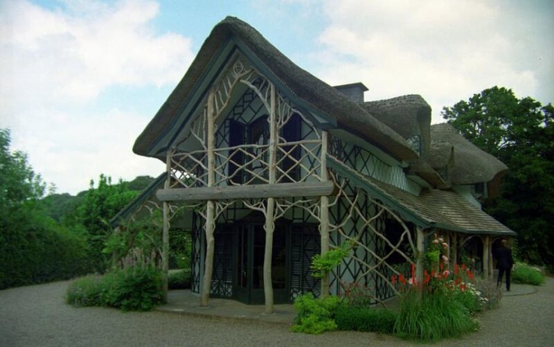 Thatched Cottage with Wooden Frame