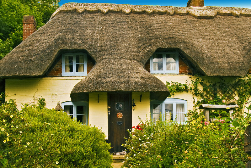 Thatched Cottage — Yellow
