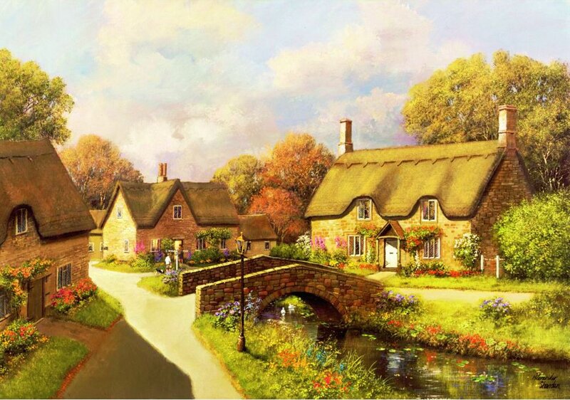 Thatched Cottages Village — Green