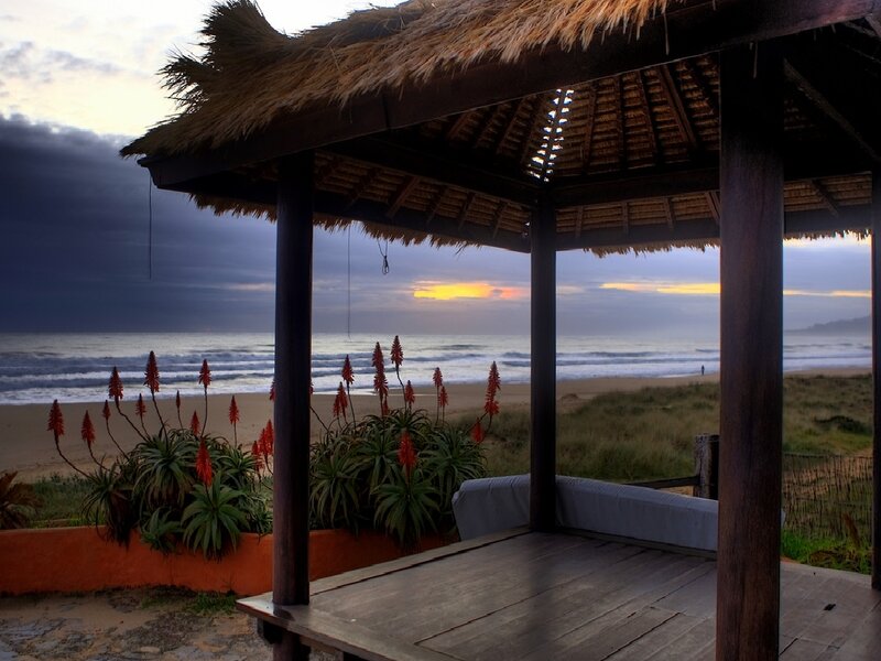 Thatched Gazebo at Beach