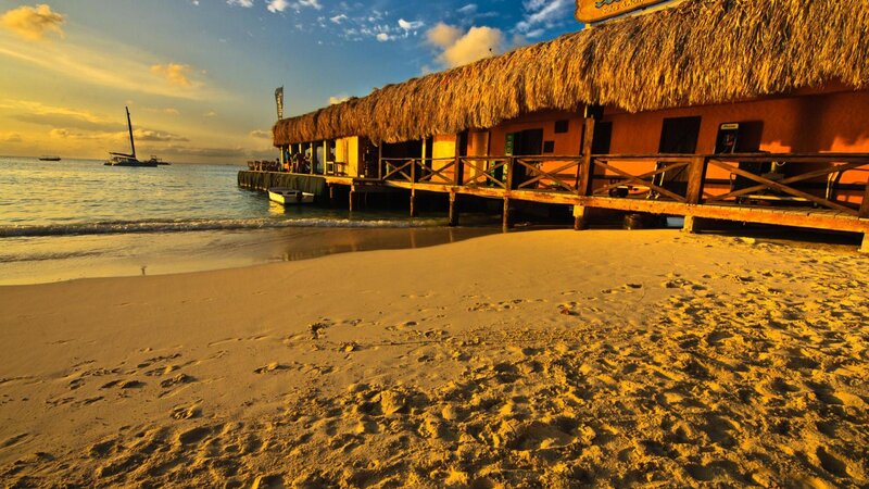 Thatched-roof Beach Bar