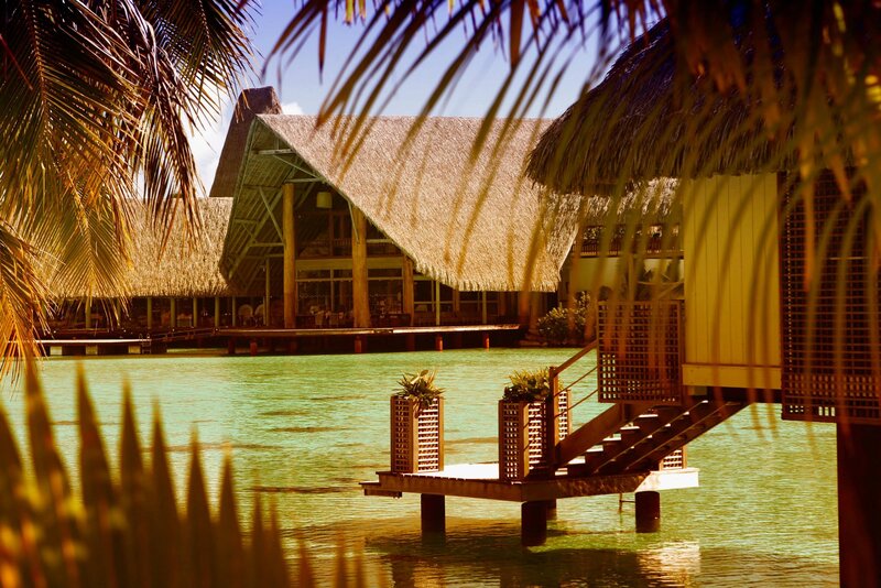 Thatched-roof Bungalows — Green
