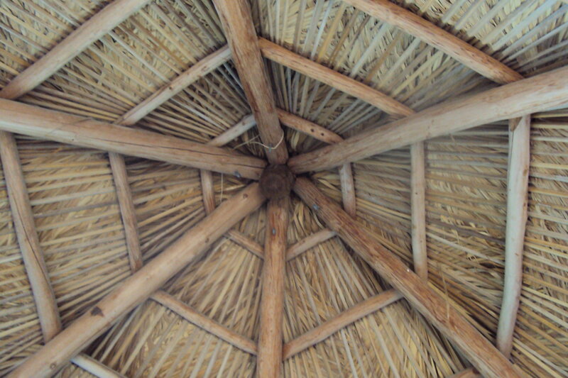 Thatched Roof Interior — Brown