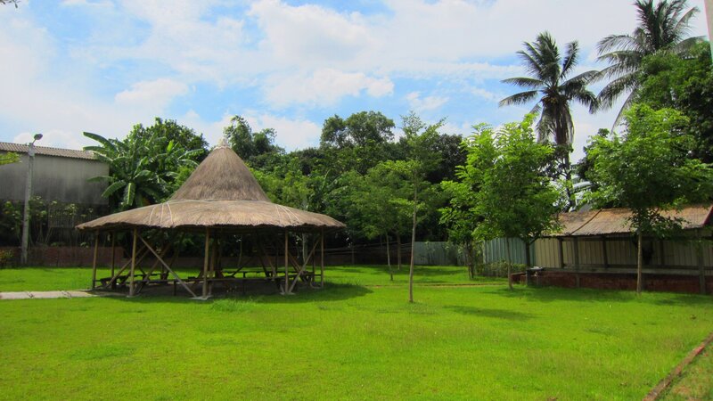 Thatched-roof Pavilion — Green