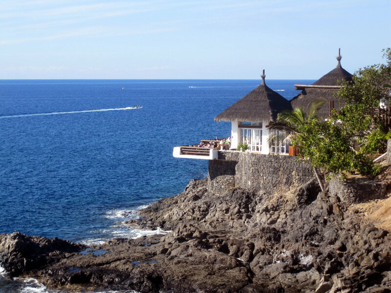 Thatched-roof Restaurant — Blue