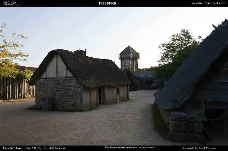 Thatched-roof Village — Brown