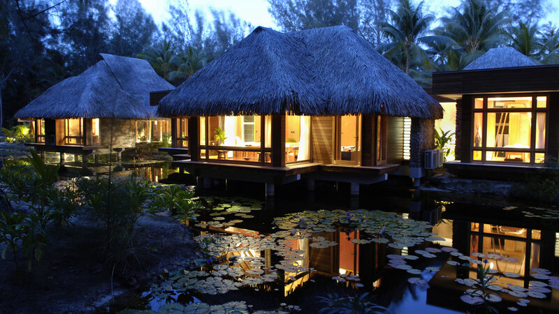 Thatched-roof Villas — Blue, Serene