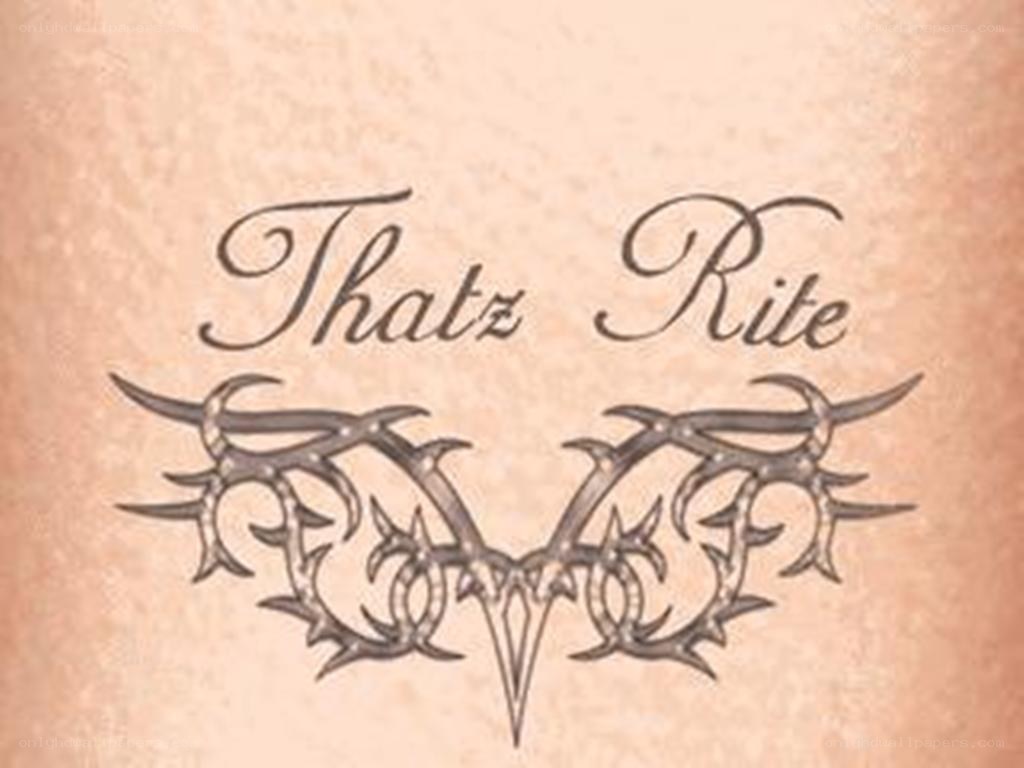 Thatz Rite logo design