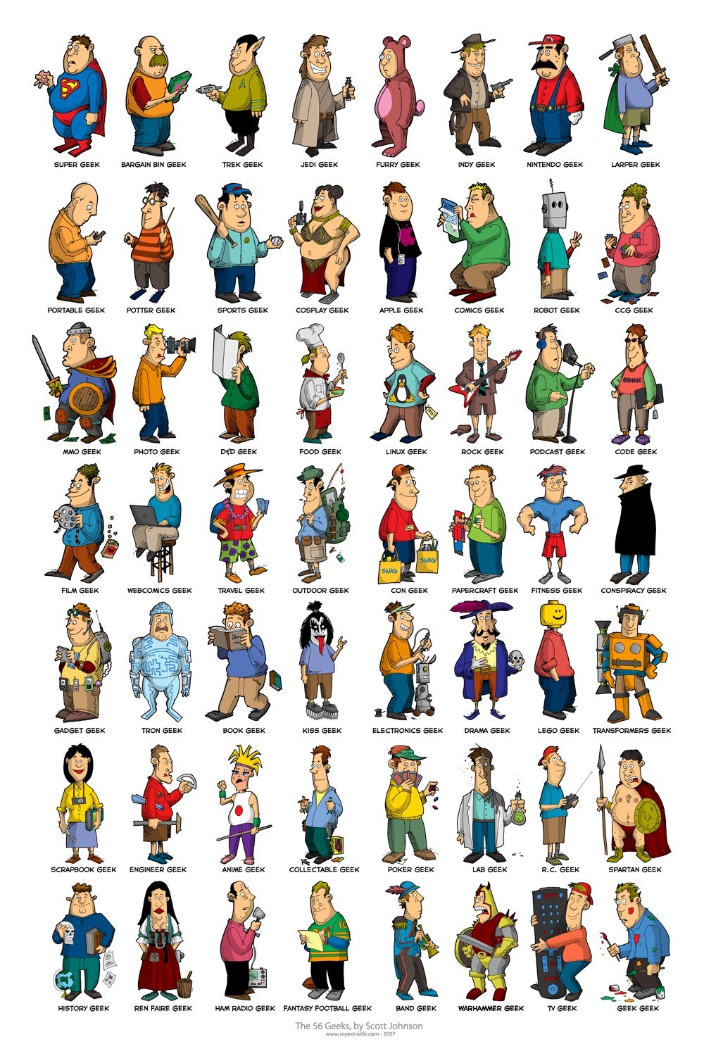 The 56 Geeks illustration