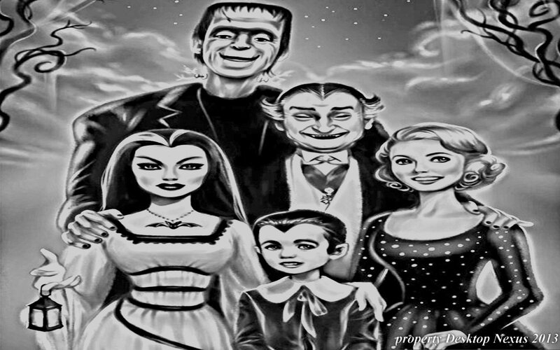 The Addams Family Characters — Black
