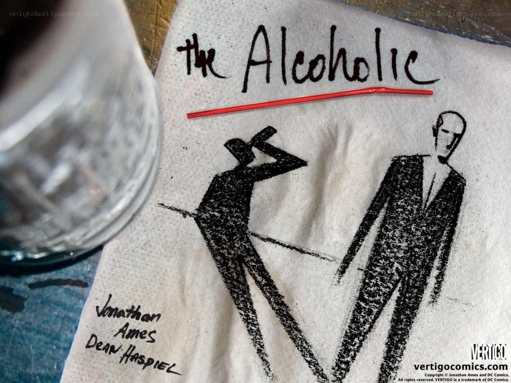 The Alcoholic comic cover