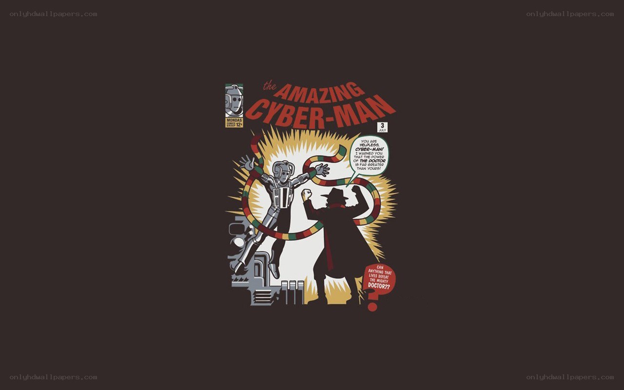 The Amazing Cyber-Man comic cover