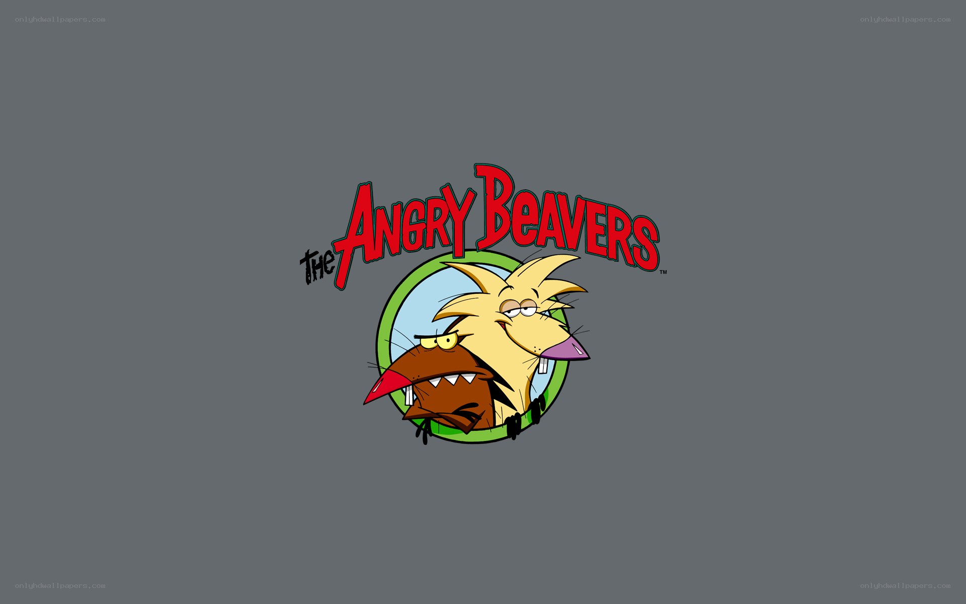 The Angry Beavers logo