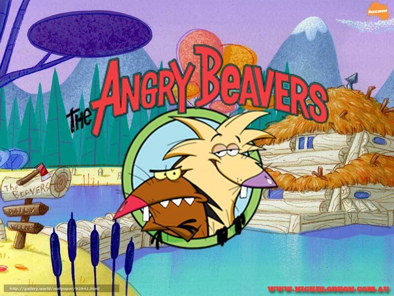 The Angry Beavers title card