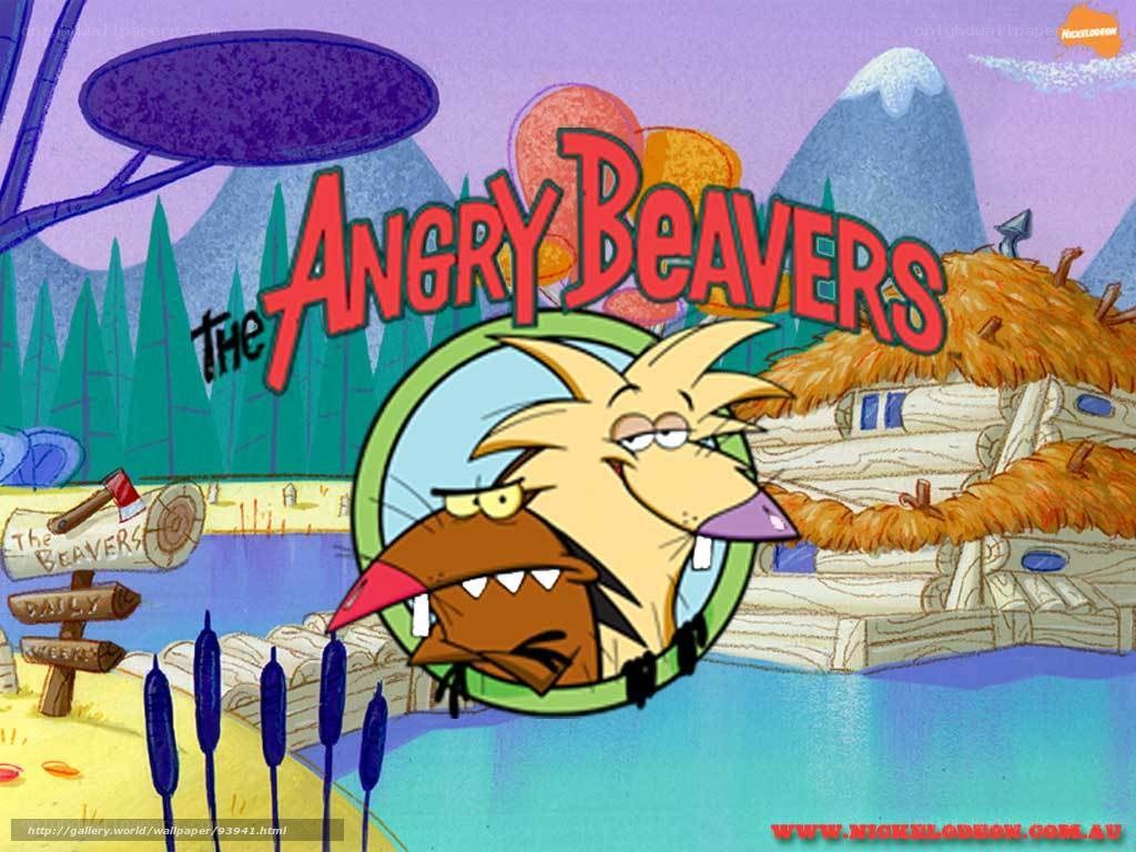 The Angry Beavers title card